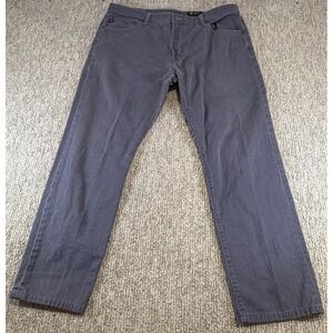 Adriano Goldschmied Pants Mens 38x34* Blue AOP AG Everett Slim Straight Chino